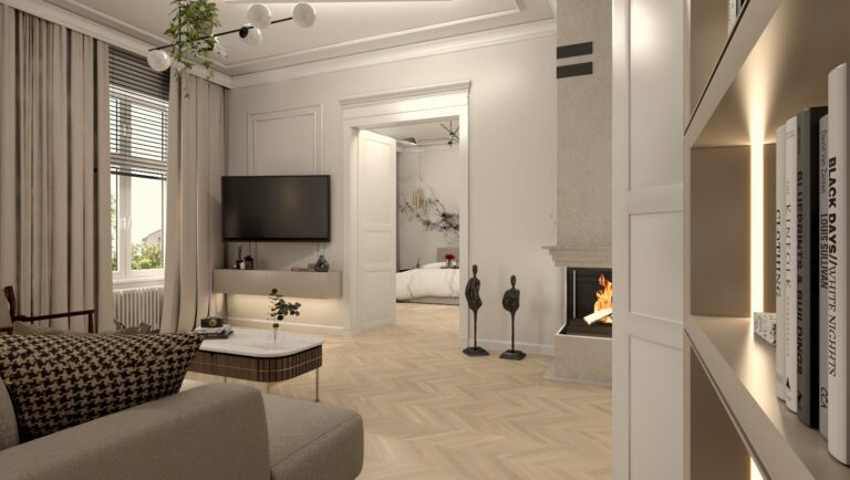 10 Salon widok na sypialnię 02