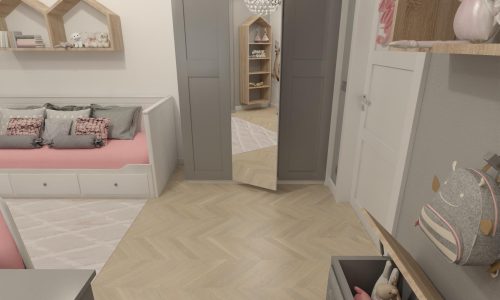 Projekt wnętrza pokoju córci 03_12